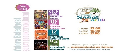 ÇOCUKLAR İÇİN ŞUBAT AYI ETKİNLİK TAKVİMİ BELLİ OLDU